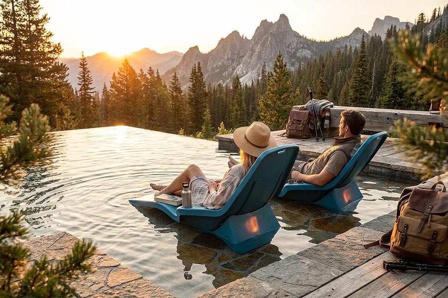Guide to choosing in-pool furniture for sun shelves